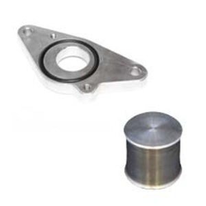 Torque Solution Greddy Blow Off Valve Adapter w/ Plug: Subaru WRX 02-07 & 04-13 STI TS-SU-GRDC