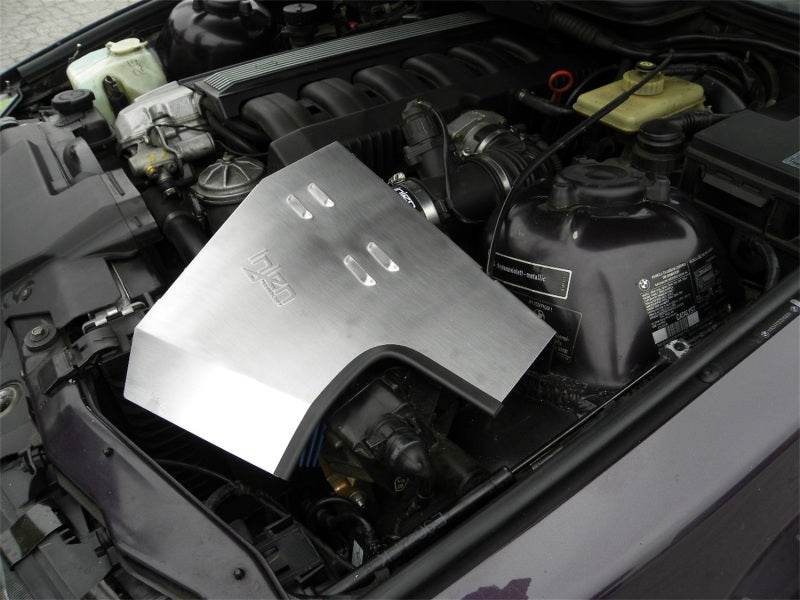 Injen 92-99 BMW E36 323i/325i/328i/M3 3.0L Polished Air Intake w/ Heat-Shield and Louvered Top Cover SP1105P