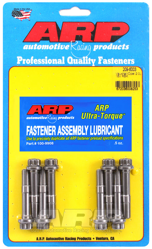 ARP Vauxhall/Opel 2.0L 16V Rod Bolt Kit 209-6003