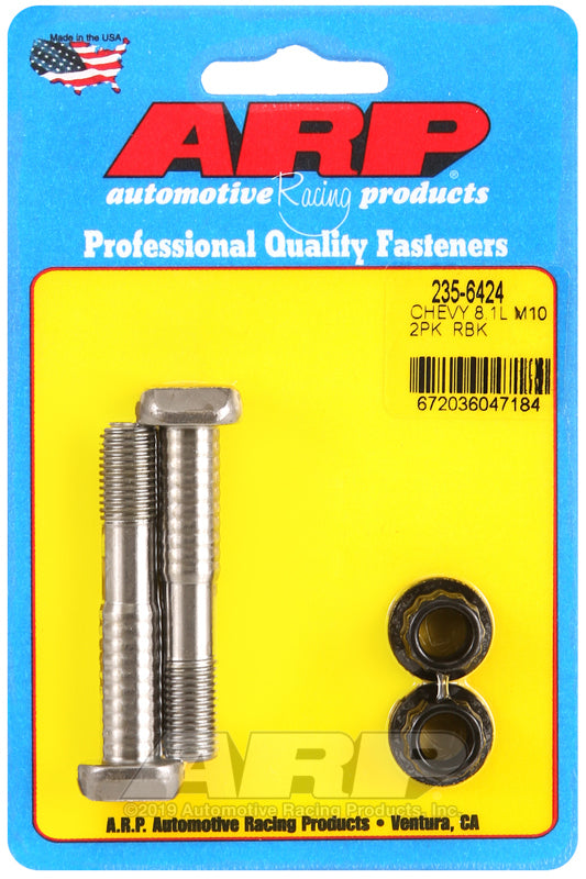 ARP BB Chevy 8.1L M10 ARP2000 pro wave-loc 2pk rod bolt kit 235-6424