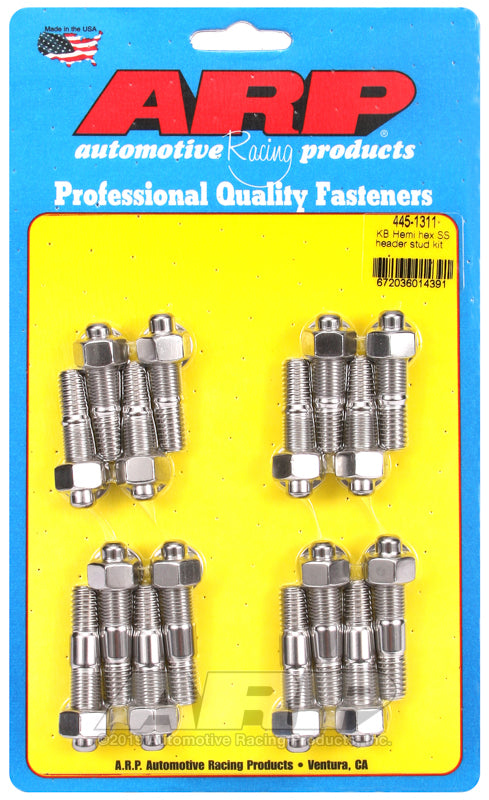 ARP KB Hemi SS hex header stud kit 445-1311
