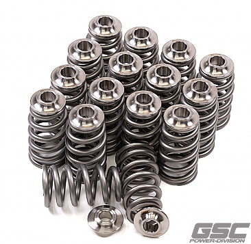 GSC P-D Mitsubishi 4B11T Beehive Valve Springs & Ti Retainer Kit (Use w/OE Spring Seats)