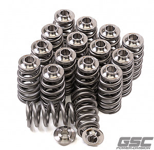 GSC P-D Mitsubishi 4B11T Beehive Valve Springs & Ti Retainer Kit (Use w/OE Spring Seats)