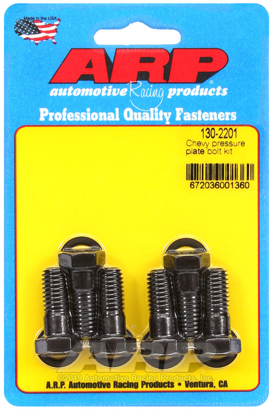 ARP Chevy SB / BB 265-502 Pressure Plate (Clutch Cover) Bolt Kit 130-2201