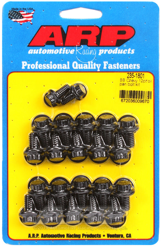 ARP BB Chevy 12pt Oil Pan Bolt Kit 235-1801