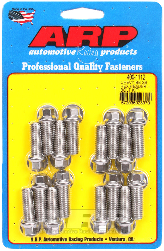 ARP BB Chevy SS Hex Header Bolt Kit 400-1112