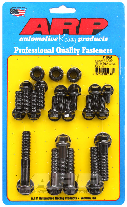 ARP Muncie 4-spd '63-'68 hex trans case bolt kit 130-9803