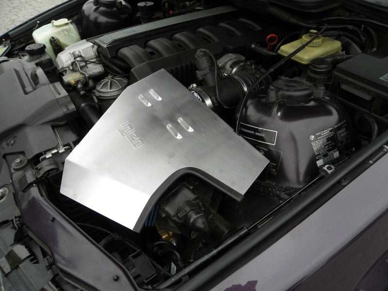Injen 92-99 BMW E36 323i/325i/328i/M3 3.0L Polished Air Intake w/ Heat-Shield and Louvered Top Cover SP1105P