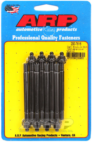 ARP Dart BRodix and B and B 12pt Valve Cover Stud Kit 200-7616
