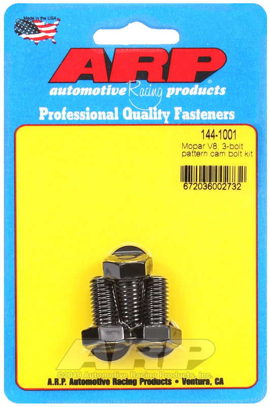 ARP Mopar V8 3-Bolt Pattern Cam Bolt Kit 144-1001
