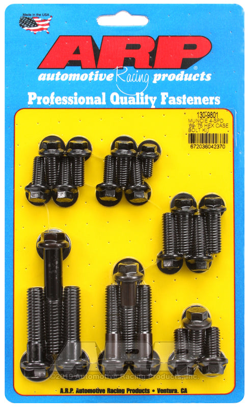 ARP Muncie 4-spd '69-'75 hex trans case bolt kit 130-9801