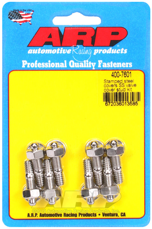 ARP Stamped Steel Covers SS Valve Cover Stud Kit 400-7601