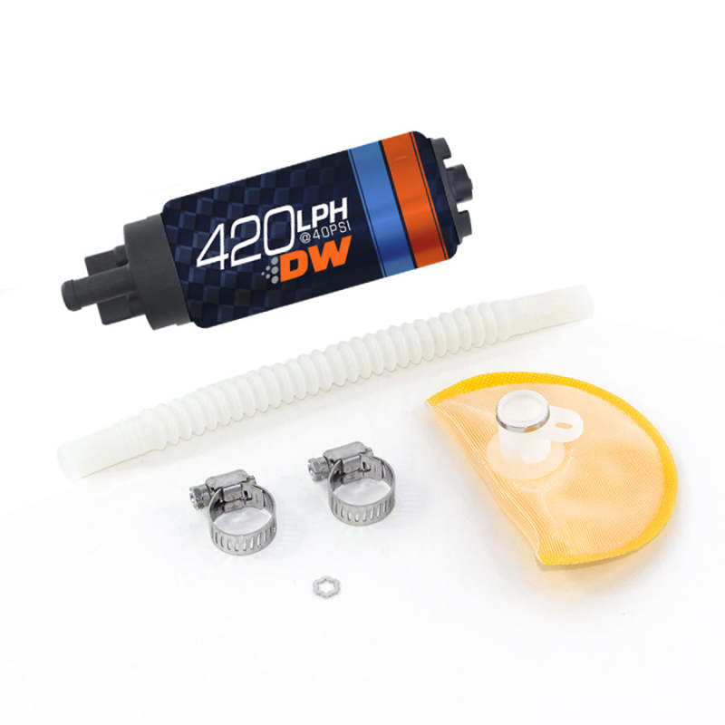 Deatschwerks DW420 Series 420lph In-Tank Fuel Pump w/ Install Kit For Mazda RX-8 04-08 9-421-1019
