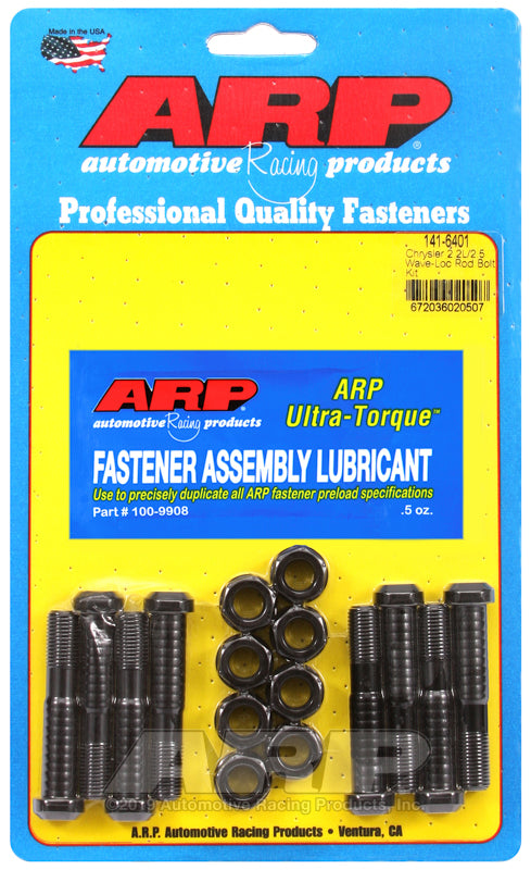 ARP Chrysler 2.2L & 2.5L Wave-Loc Rod Bolt Kit 141-6401