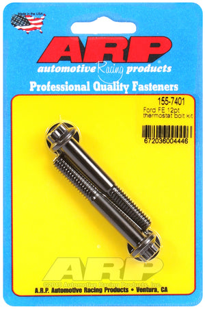 ARP Ford FE 12pt Thermostat Bolt Kit 155-7401
