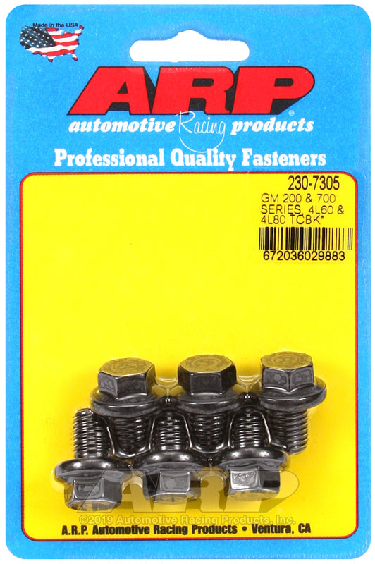 ARP GM 200 & 700 4L60 & 4L80 Torque Converter Bolt Kit (pack of 6) 230-7305