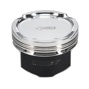 Manley 08+ Mitsubishi Evo X (4B11T) 86.5mm +.5mm Oversize Bore 9.0:1 Dish Piston Set with Rings 614005C-4