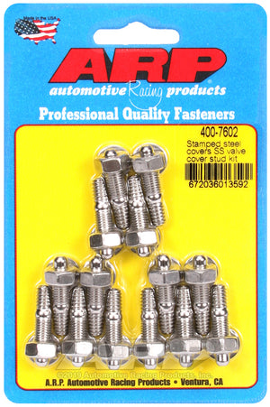 ARP Stamped Steel Covers SS Valve Cover Stud Kit 400-7602