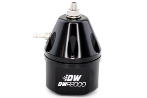 DeatschWerks DWR2000 Adjustable Fuel Pressure Regulator - Black