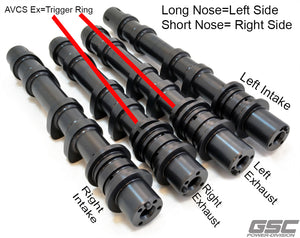 GSC P-D 08+ STi S3 Cams 282/282 Billet 7026S3