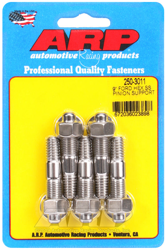 ARP Ford 9in SS hex pinion support stud kit 250-3011
