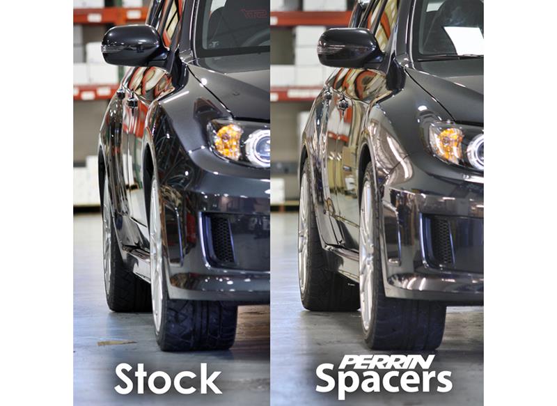 PERRIN Subaru/Toyota/Scion 15mm Wheel Spacers (Slip-On Style With Studs) 5x114.3 56mm CB - Pair