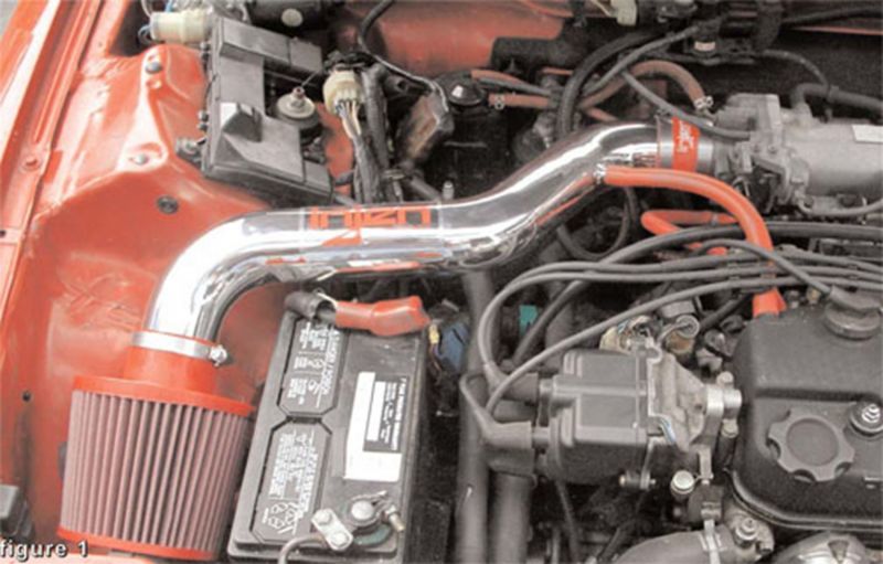 Injen 88-91 Civic Ex Si CRX Si Black Short Ram Intake *Special Order* IS1501BLK