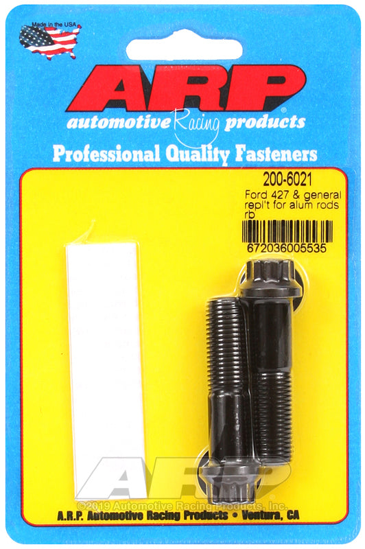 ARP Ford 427 & general repl't for alum rods, rod bolts 200-6021