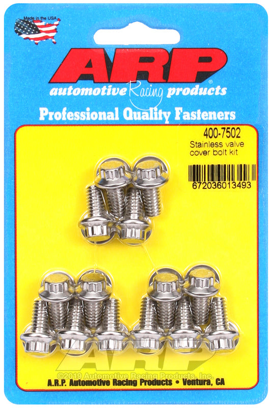 ARP SS Valve Cover Bolt Kit 400-7502