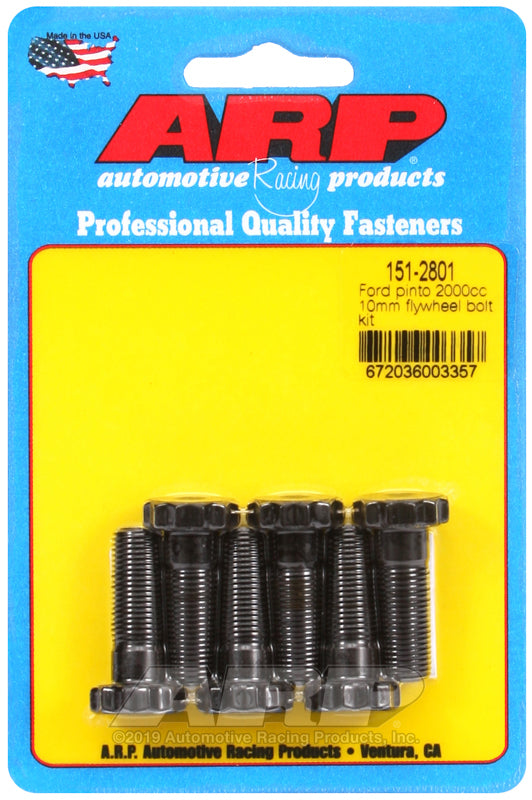 ARP Ford 2000cc Pinto M10 x 1.0 Thread Size Flywheel Bolt Kit 151-2801
