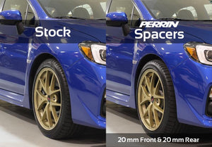 Perrin Subaru 5x114.3 20mm Wheel Spacers (One Pair) PSP-WHL-020BK