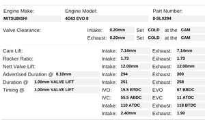 8-SLX294 | Solid / 4G63 EVO 8