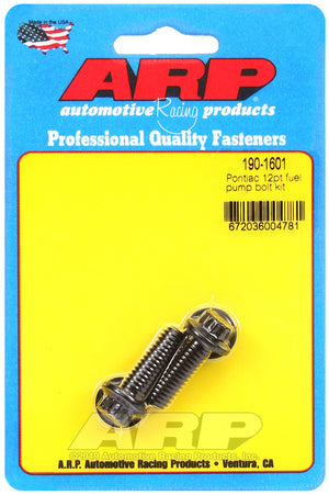 ARP Pontiac 12pt Fuel Pump Bolt Kit 190-1601