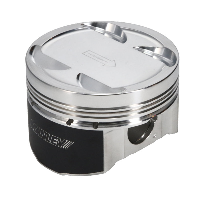Manley 03-06 Evo 8/9 (7 Bolt 4G63T) 85.5mm +0.5mm Over Bore 8.5:1 Dish Pistons w/ Rings 606005C-4