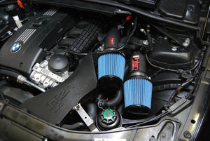 Injen 07-09 335i E92 / 08-09 135i E82 3.0L L6 Twin intake Wrinkle Black Short Ram Intake