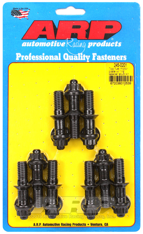 ARP Top fuel motor plate standard stud kit 245-0201