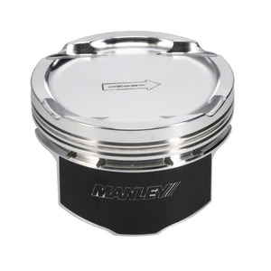 Manley 08+ Mitsubishi Evo X (4B11T) 86.5mm +.5mm Oversize Bore 9.0:1 Dish Piston Set with Rings 614005C-4