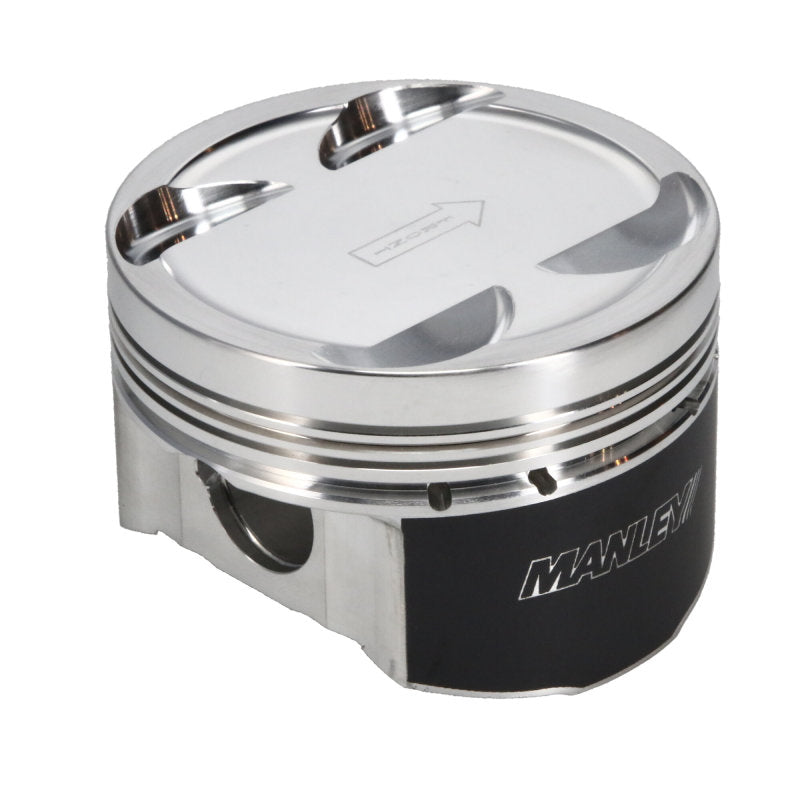 Manley 03-06 Evo 8/9 (7 Bolt 4G63T) 85.5mm +0.5mm Over Bore 8.5:1 Dish Pistons w/ Rings 606005C-4