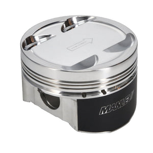 Manley 03-06 Evo 8/9 (7 Bolt 4G63T) 85.5mm +0.5mm Over Bore 8.5:1 Dish Pistons w/ Rings 606005C-4