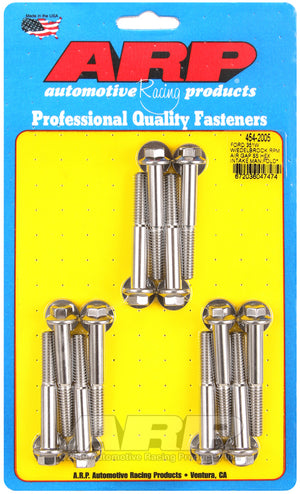 ARP Ford 351W w/Edelbrock RPM air gap hex intake manifold bolt kit 454-2005
