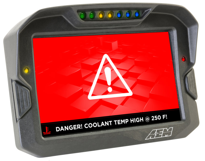 AEM CD-7 Logging GPS Enabled Race Dash Carbon Fiber Digital Display w/o VDM (CAN Input Only)