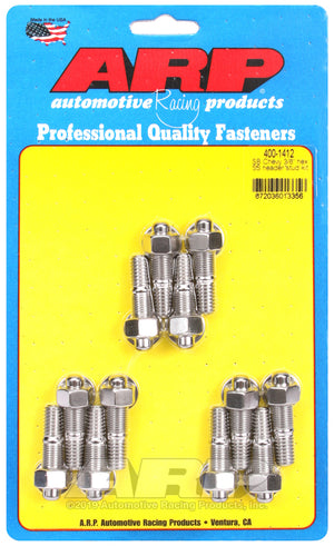 ARP SB Chevy 3/8 Hex SS Header Stud Kit 400-1412
