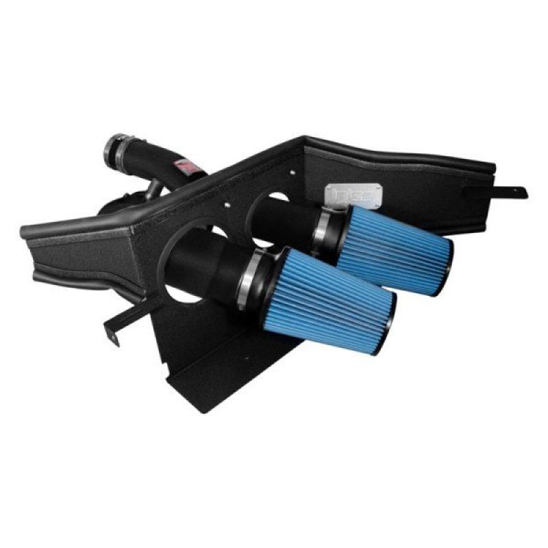 Injen 2015+ Ford F-150 V6 2.7L/3.5L EcoBoost Wrinkle Black Short Ram Intake (Includes Heat Shield) PF9015WB