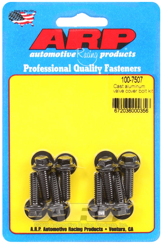 ARP Cast Aluminum Hex Valve Cover Bolt Kit 100-7507