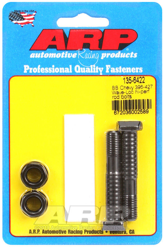 ARP BB Chevy 396-427 wave-loc hi-perf rod bolts 135-6422