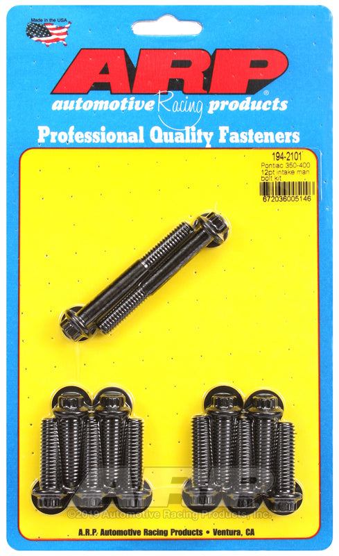 ARP Pontiac 350-400 12pt Intake Manifold Bolt Kit 194-2101