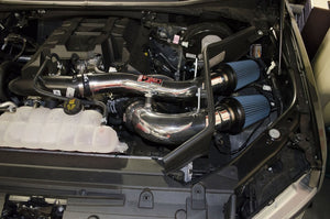 Injen 2015+ Ford F-150 V6 2.7L/3.5L EcoBoost Wrinkle Black Short Ram Intake (Includes Heat Shield) PF9015WB