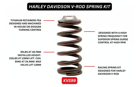KVS99 | Harley V-Rod Beehive Springs