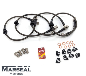 HEL Stahlflex Bremsleitungen - Subaru Impreza Turbo GC8 V1-6