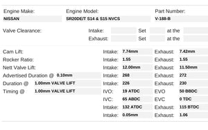 V-188-B | SR20DET NVCS Turbo